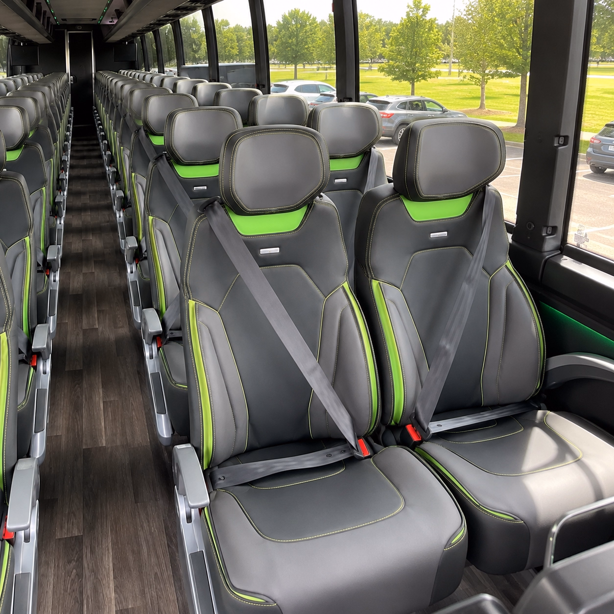 danbury airport transportation onboard seating