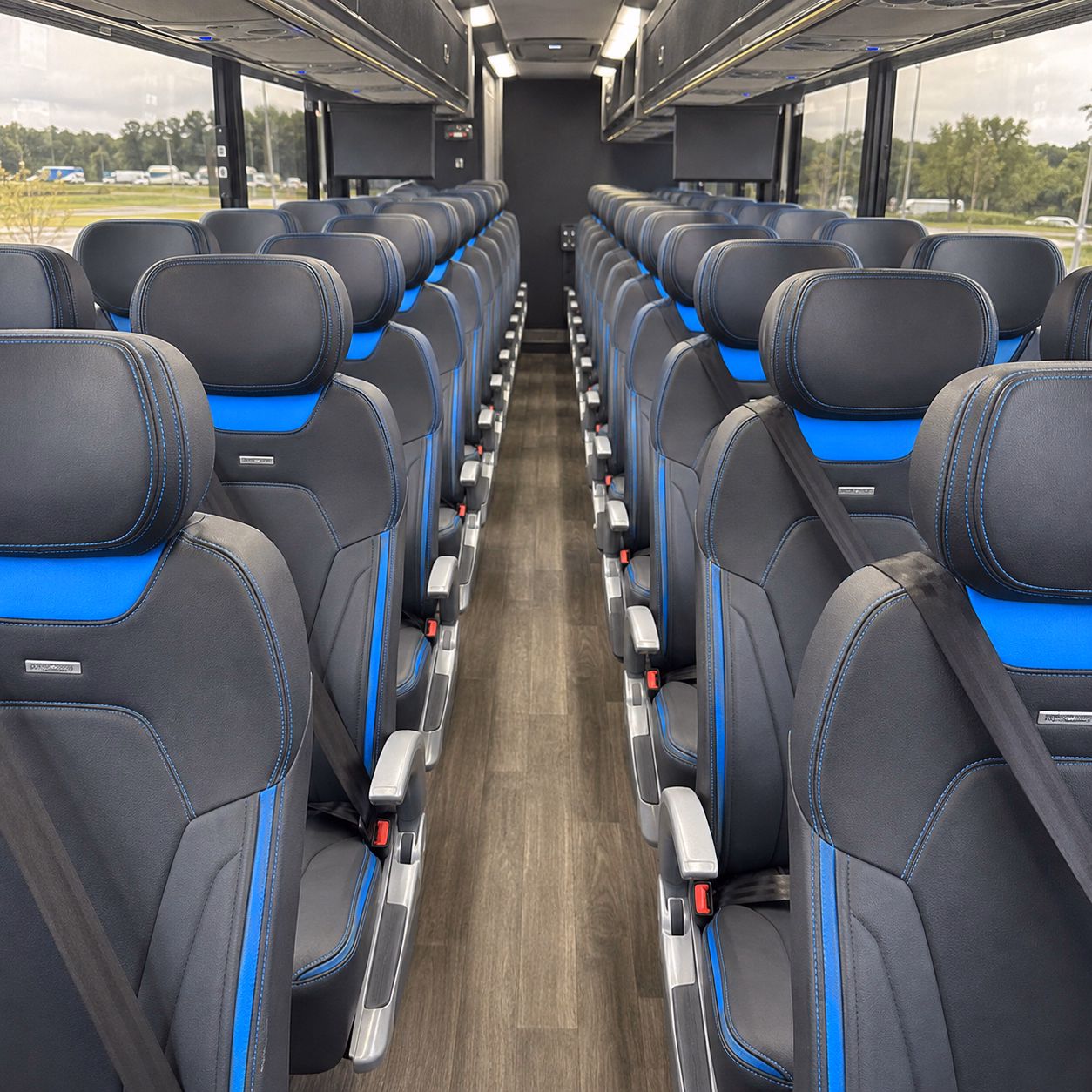 danbury concert transportation onboard seating