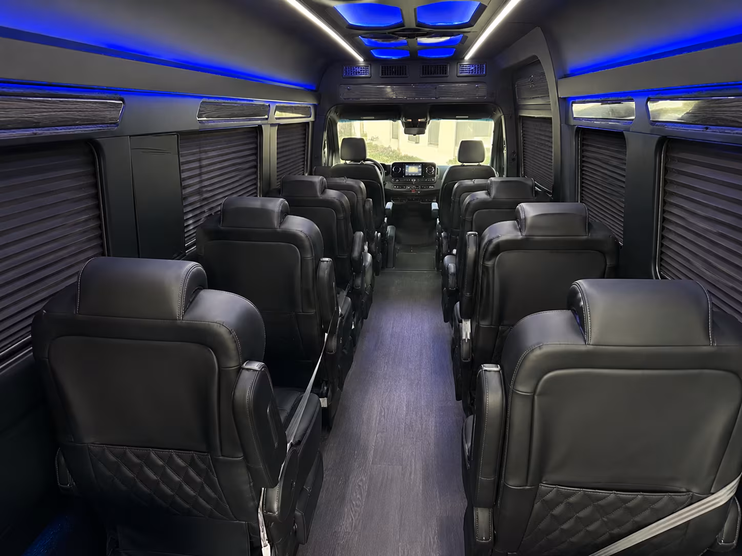 danbury private event transportation onboard seating